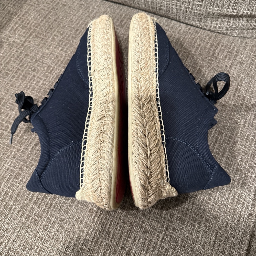 Christian Louboutin Dark Blue Espadrille Sneakers - Picture 7 of 8